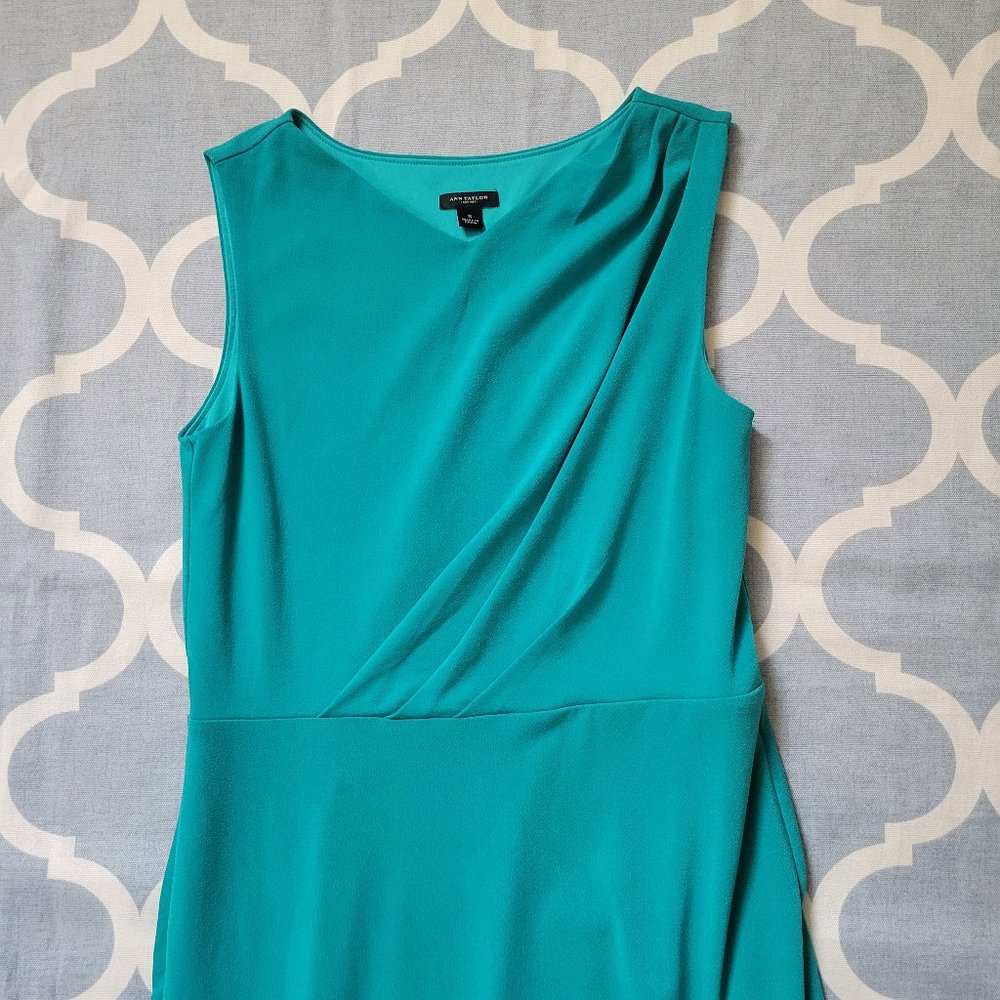 Ann Taylor Dress Sleeveless Holiday Party asymmetrical - Picture 2 of 11